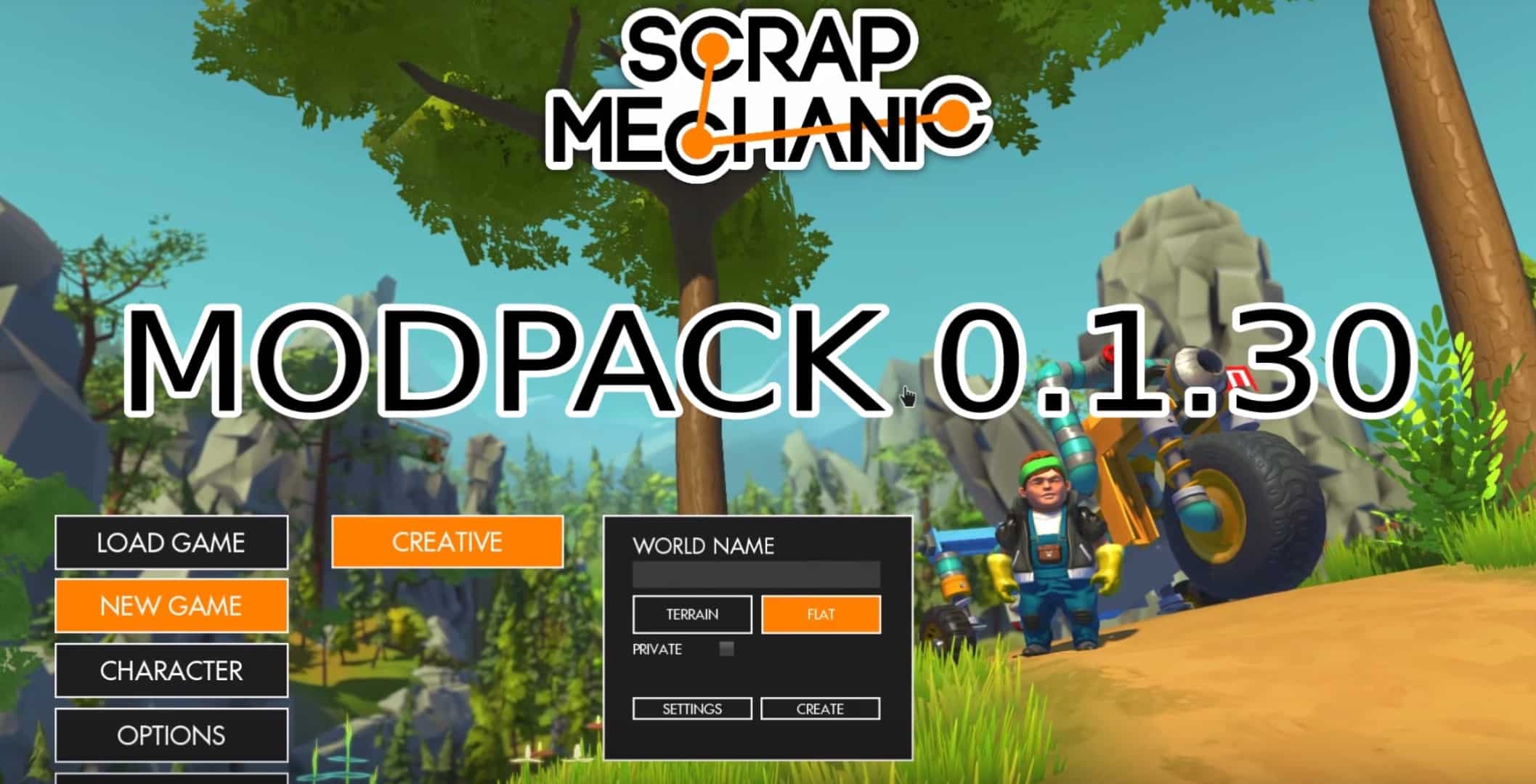 scrap mechanic mod pack